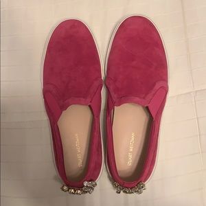 Revolve pink slip on shoes